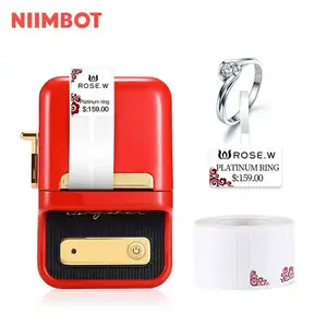 2024 Hot Sale Niimbot B21 portable jewelry 2 inch price label printer 2021 hot shop store 50mm adhesive sticker thermal printer