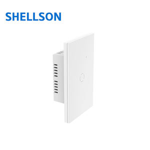 לנו 10a tuya wifi חכם מתג קיר מגע 1 כנופיה שליטה אור מתג wifi מגע - Product Image 1