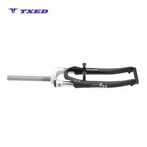 Horquilla de Suspensión de Aluminio con Resorte Helicoidal, Recorrido de 63 mm, Elegante Acabado Plateado, Montaje para Freno V-Brake, Lista para Bicicleta - Product Image 3