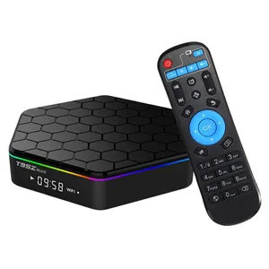 T95Z Plus kotak TV Amlogic S912 Octa Core 2G + 16G 4K x 2K H.265 Android 7.1 2.4G + 5G Dual Band WiFi