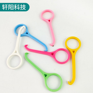 Dispositif de retrait des attaches orthodontiques, crochet orthodontique portable pour adultes, manuel, à usage unique, blanc, vert, bleu, jaune, rose, rose clair - Product Image 1