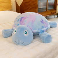 Tortue chaude coquille oreiller de couchage jouets en peluche Halloween peluche océan Animal en peluche oreiller en peluche coloré vert tortue de mer