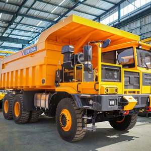 Camion benne 110T DW105A 6x4 pour l'extraction minière, usine de lavage d'or, machine d'extraction de sable aurifère, camion de transport minier à vendre - Product Image 6