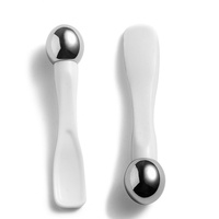 Cuillère à masque de beauté à prix avantageux, 2 en 1, outil de massage des yeux, spatule pour crème pour les yeux