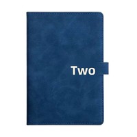 Carnet de notes haut de gamme avec couverture en cuir PU, bloc-notes personnalisé avec boucle en U, coffret cadeau d'affaires avec impression de logo et emballage en boîte cadeau