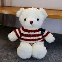 Boneka Beruang Plush 30cm Shengye Toys, Logo Dapat Disesuaikan, Tren Terbaru, Gantungan Kunci untuk Hadiah, Promosi Perusahaan, Mainan Boneka Hewan