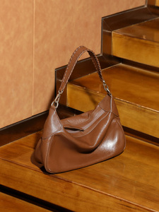 Women's Genuine Leather Hobo <b>Bag</b> Luxury Genuine Leather Lady's Shoulder <b>Bag</b> <b>Large</b> Capacity Tote <b>Bag</b> ladies sling <b>bag</b> - Product Image 5