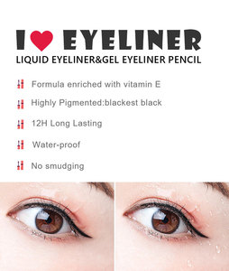 Stylo Eyeliner Crème Vegan <span class=keywords><strong>Eye</strong></span> <span class=keywords><strong>Liner</strong></span> Minéral Imperméable en Brun et Noir avec Logo Personnalisé et <span class=keywords><strong>Maquillage</strong></span> de Marque Privée - Product Image 3