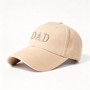 หมวกแก๊ปผ้าฝ้ายพิมพ์ลายปักโลโก้ DAD แบบนุ่มสบายสำหรับผู้ชาย สวมใส่ลำลองกลางแจ้ง ป้องกันแสงแดด ขายส่งทั่วไป - Product Image 3