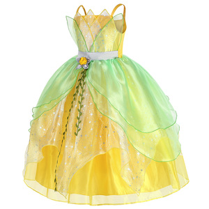 Hot bán trẻ em cô gái Tinkerbell trang phục với Wing sequined trẻ em đáng yêu <span class=keywords><strong>Tinker</strong></span> chuông ăn mặc cho Halloween Giáng sinh - Product Image 2