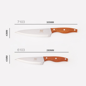 Alta calidad cuchillo <span class=keywords><strong>de</strong></span> cocina <span class=keywords><strong>de</strong></span> <span class=keywords><strong>Chef</strong></span> profesional <span class=keywords><strong>de</strong></span> mango <span class=keywords><strong>de</strong></span> madera cuchillo <span class=keywords><strong>de</strong></span> <span class=keywords><strong>Chef</strong></span> precio barato cuchillo <span class=keywords><strong>de</strong></span> cocina - Product Image 1