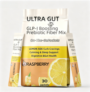 Integratore in Fibra Gut GLP-1 Booster, Riduttore di Cortisolo, Aiuto per <span class=keywords><strong>il</strong></span> Sonno, Glicinato di Magnesio, L-Teanina, Ashwagandha, Vitamina D, Senza Zucchero - Product Image 1