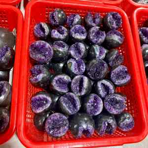 Sfera di Ametista Naturale all'Ingrosso, Geode di Ametista Drusa, Pietra Curativa per Decorazione e Regalo - Product Image 5