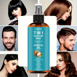 Spray capillaire sans rinçage 7-en-1 à l'huile d'argan marocaine, antipelliculaire, nourrissant, non gras, soyeux et hydratant pour tous types de cheveux 100ml - Product Image 3