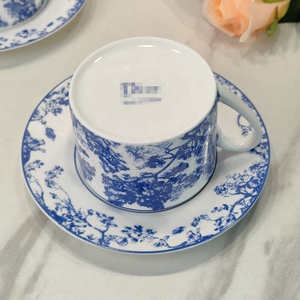 <b>Cup</b> and <b>Saucer</b> Coffee <b>Cup</b> Afternoon Tea Tableware <b>Cup</b> Gift Box D Series Tiger Pattern Bone Porcelain Luxury with Logo Party - Product Image 5