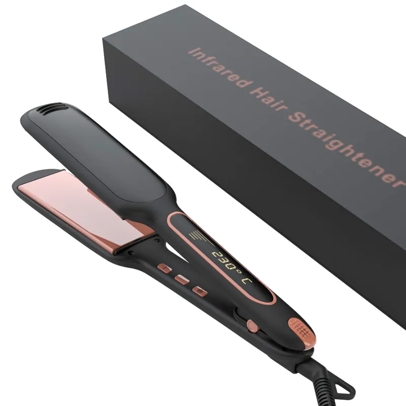 hair straightener manufacturer Innovative Product Professional Equipment Salon Anion Wide plate Straightening steampod flat iron