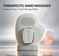 Masseur de mains sans fil, masseur de paume portable avec compression thermique pour les douleurs articulaires