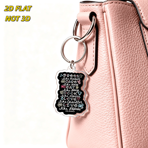 Llavero de acrílico inspirado en series de televisión: Diseño con iconos coloridos de tus personajes favoritos, accesorio novedoso y nostálgico. - Product Image 3