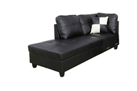 Sofa modulable moderne en cuir modulable de haute qualité Convertible Hot Seller Meubles de salon avec couchette amovible Ensemble de maison