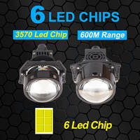 Prix d'usine 80w Projecteur LED Lentille P90 Super lumineux 3.0 Phares LED Faisceau haut et bas Voiture Bi LED Projecteur