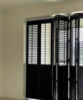 Porte à persiennes pliante en bois de qualité supérieure, grande capacité, pour la division d'espace, personnalisable