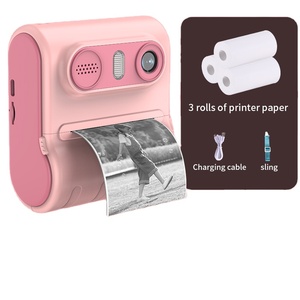 Cámara Impresora Instantánea con Grabación de Video de 1400 mAh para Niños, Diseño Antiguo, 1080P, Económica, 2025 - Product Image 1