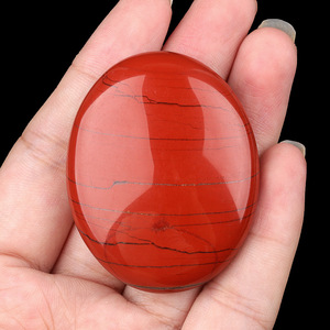 Piedras de Cristal Curativas al por Mayor: Jaspe Rojo, <span class=keywords><strong>Cuarzo</strong></span> Rosa, Amatista, Piedra de Palma, Piedra de Destello Azul para Meditación - Product Image 5