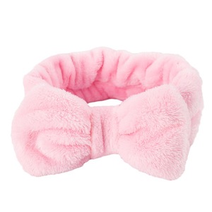 Lavage du visage Spa maquillage cosmétique bandeau bandeau moelleux doux Carol polaire arc bandeau de cheveux bandeaux pour les femmes - Product Image 3