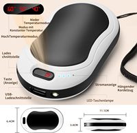 Nueva llegada Venta de invierno calentador de manos banco de energía 5000Ah batería cargador portátil calentador de manos powerbank