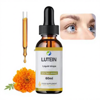 Ausreson OEM Soin des Yeux Halal Gouttes Oculaires à la Calendula, Zeaxanthine et Lutéine, Complément Alimentaire, Prix de Gros, Vitamine pour les Yeux, Gouttes Liquides de Lutéine