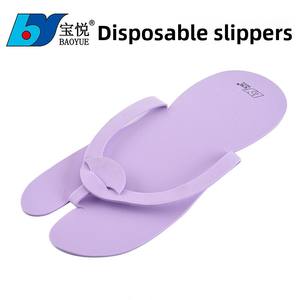 Tongs jetables antidérapantes professionnelles Modèle BY1301 – Chaussons pour clients de spa et instituts de beauté, pédicure, voyage et plage - Product Image 1