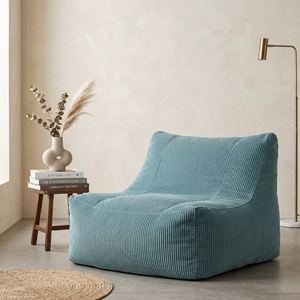 Modern Square One Seat Convertible Reclining Sofa Chair with Shredded Foam <b>Bean</b> <b>Bag</b> Design Floor Sofa Bed - Product Image 2