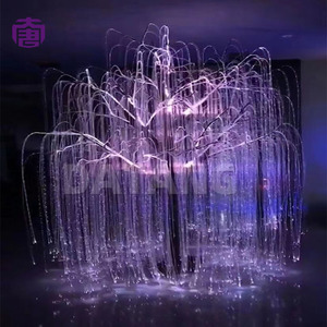 Árbol de Fibra Óptica LED Ambiental con Efecto de Luz de Estrella Suave, Construcción de Plástico, IP65 Impermeable, para Hoteles, Centros Comerciales, Bodas y Eventos - Product Image 1