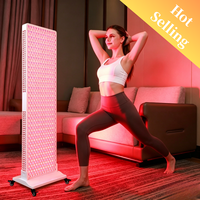 IDEATHERAPY 8/9 Ondes, Machine de luminothérapie LED à écran tactile et contrôle par application, pour le corps entier, avec panneau de luminothérapie infrarouge et rouge