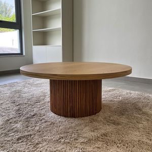 Wooden Coffee Table Minimalist Style Living Room Furniture Vietnam Origin Warranty 1 Year - Product Image 1