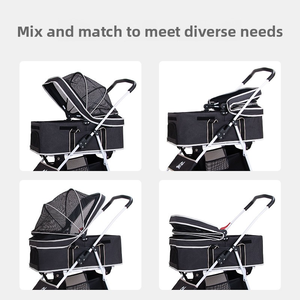 Carrito de Paseo para Mascotas Plegable de Lujo, Duradero, de Calidad y a <span class=keywords><strong>Precio</strong></span> Económico, el Más Vendido en China, para Viajes, OEM Bigstar - Product Image 5