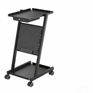 รถเข็นอุปกรณ์ร้านทำผม, ตัดผม, รีดผม, ย้อมผม, รถเข็นอเนกประสงค์แบบมีรู, รถเข็นอุปกรณ์พิเศษสำหรับร้านทำผม - Product Image 1