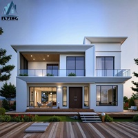 Casa Contenedor de Estructura de Acero Prefabricada Modular Ligera para Escuela, Villa, Oficina o Construcción de Viviendas