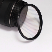 Filtre de couleur effet goutte de pluie arc-en-ciel en verre avec cadre en aluminium étanche OEM 37-82 mm pour objectifs d'appareil photo reflex numérique