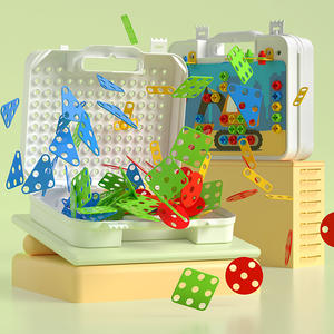 Enfants garçon Intellect Dev mains sur capacité ingénierie <span class=keywords><strong>perceuse</strong></span> outil Kit essorage vis outil semblant jouer jouets - Product Image 4