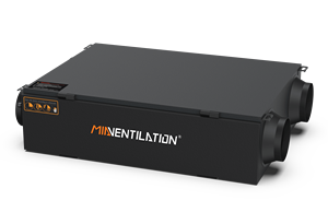 Système de ventilation à récupération de chaleur à <span class=keywords><strong>double</strong></span> <span class=keywords><strong>flux</strong></span> dissimulé au <span class=keywords><strong>plafond</strong></span> avec ventilateur haute pression pour la maison - Product Image 3