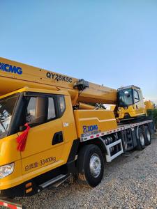 Pour QY25K5C 25Ton utilisé grue sur chenilles PLC boîte de vitesses moteur hydraulique chine usine - Product Image 2