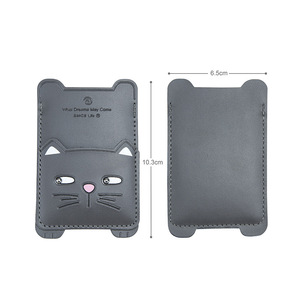 Cao Cấp Da Điện Thoại Chủ Thẻ Stick Trên Ví Cho Iphone Và Android Điện Thoại Di Động Phong Cách Tối Giản Với Không Trượt Lót - Product Image 6