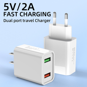 US EU Plug Wholesale USB 5V 2A <span class=keywords><strong>Chargeur</strong></span> mural rapide QC3.0 10W <span class=keywords><strong>Chargeur</strong></span> de téléphone universel Adaptateur secteur Accessoires - Product Image 2