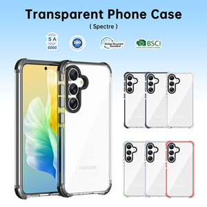 Casing HP Samsung <span class=keywords><strong>Galaxy</strong></span> S25 Soonleader PC+TPU+TPE Anti Benturan Transparan Mewah Bahan Plastik - Product Image 1