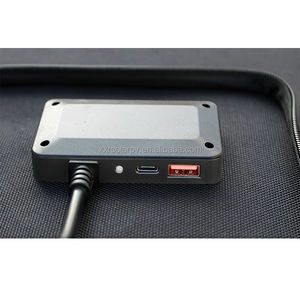 Panel Solar Plegable Mono Portátil con Tecnología ETFE, Cargador Solar de 110w 18v, Panel Solar Plegable de 2 Pliegues para Acampar al Aire Libre - Product Image 5