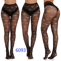 Collants sexy pour femmes Bt806, collants en nylon d'été avec imprimé à pois, bas sans couture en maille, collants à pieds