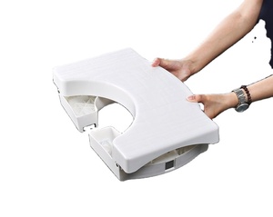 Adults <strong>Foldable</strong> 7'' Height Pooping Squatting <strong>Stool</strong> Anti Slip Toilet <strong>Step</strong> Kids Seniors, Portable Plastic Pooper <strong>Stool</strong> Bathroom - Product Image 2