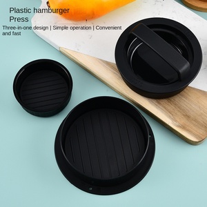 Prensa para Hamburguesas al por Mayor, Molde de Acero Inoxidable Antiadherente para Hamburguesas con 100 Papelitos, Utensilio de Cocina - Product Image 3