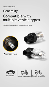 Lumières LED pour moyeux de roue de <span class=keywords><strong>voiture</strong></span>, rechargeables automatiquement, lumière de nuit pour <span class=keywords><strong>valve</strong></span>, lampe décorative colorée à flash explosif pour pneus de moto - Product Image 4